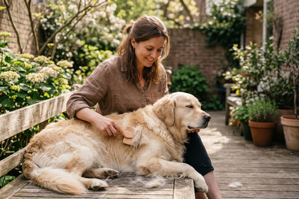 Muda de primavera en perros