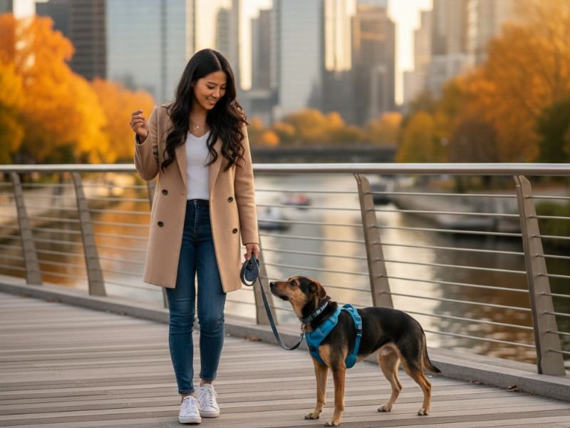 Cómo enseñar a tu perro a no tirar de la correa