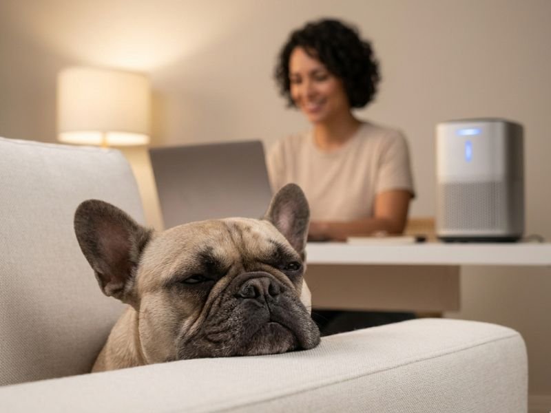 purificadores de aire para hogares con perros