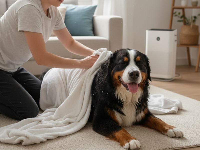 Limpiador enzimático para eliminar el olor a perro en casa tras pis o vómito