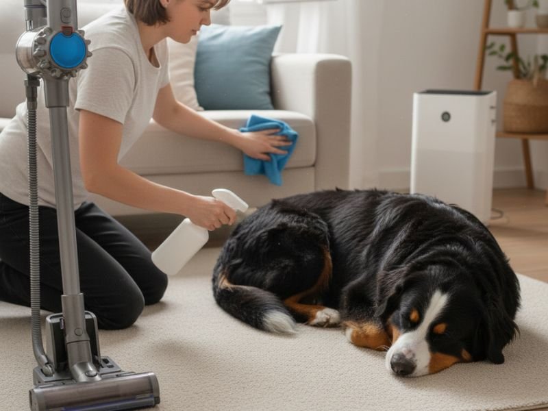 quitar el olor a perro en casa