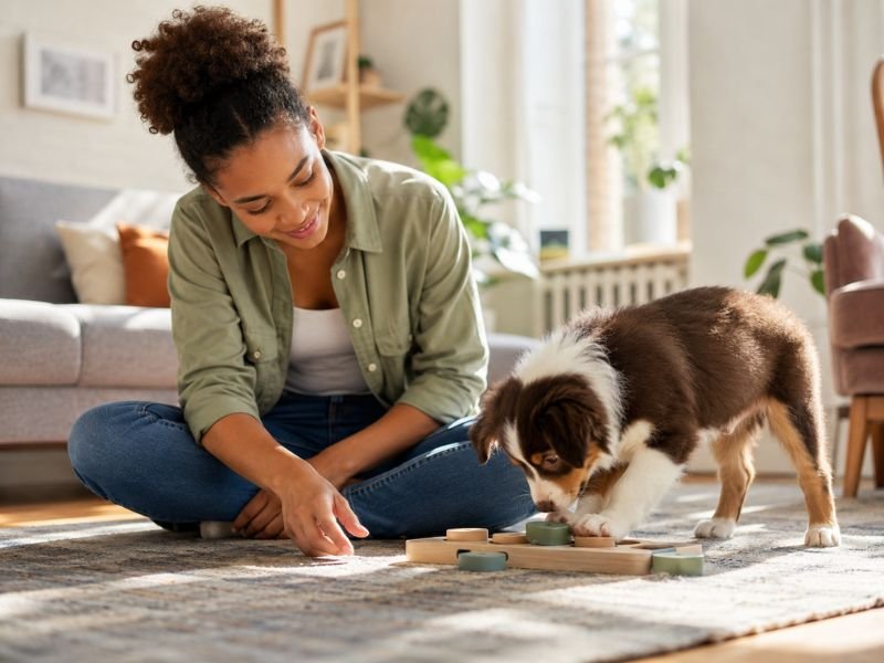 juguetes interactivos para perros
