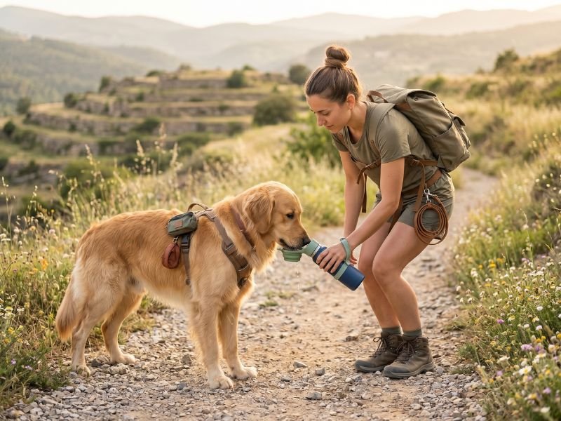 botellas de agua portátiles para perro