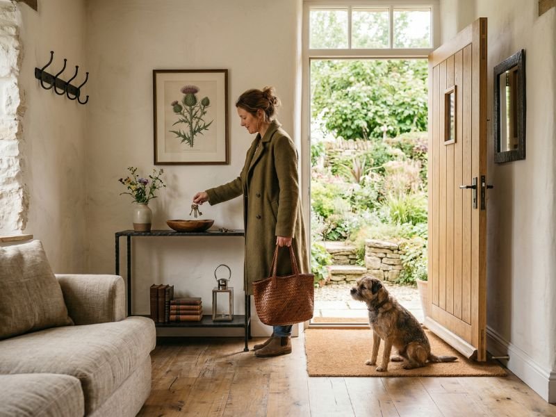 Evaluar entrada y salida perro tranquilo