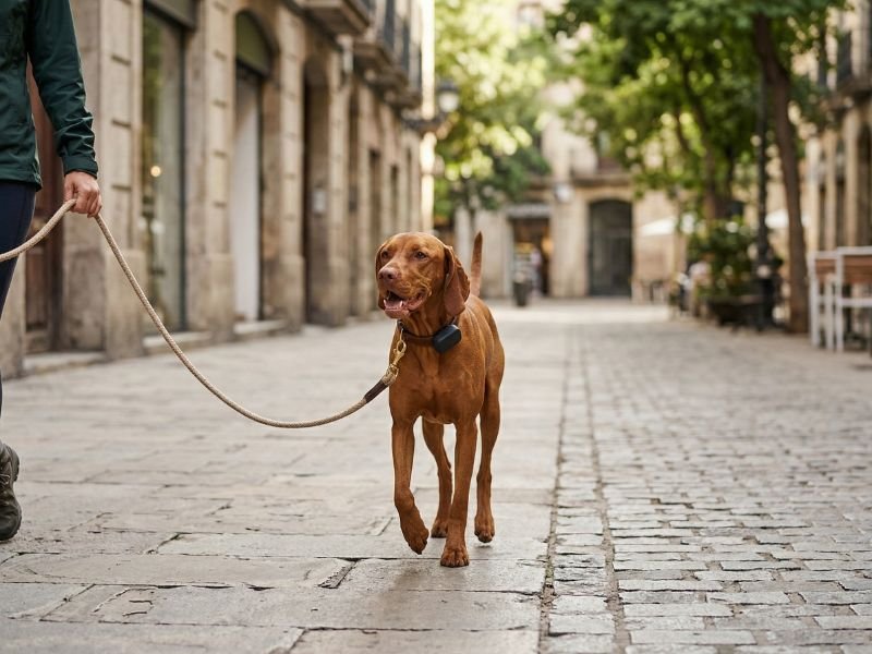 Cómo elegir un GPS para perros. Perro con GPS ligero y cómodo para uso diario en ciudad