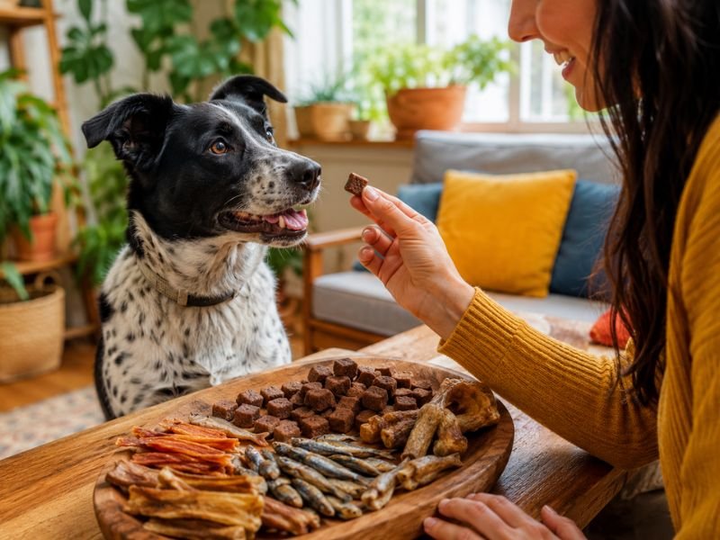 Snacks naturales para perros
