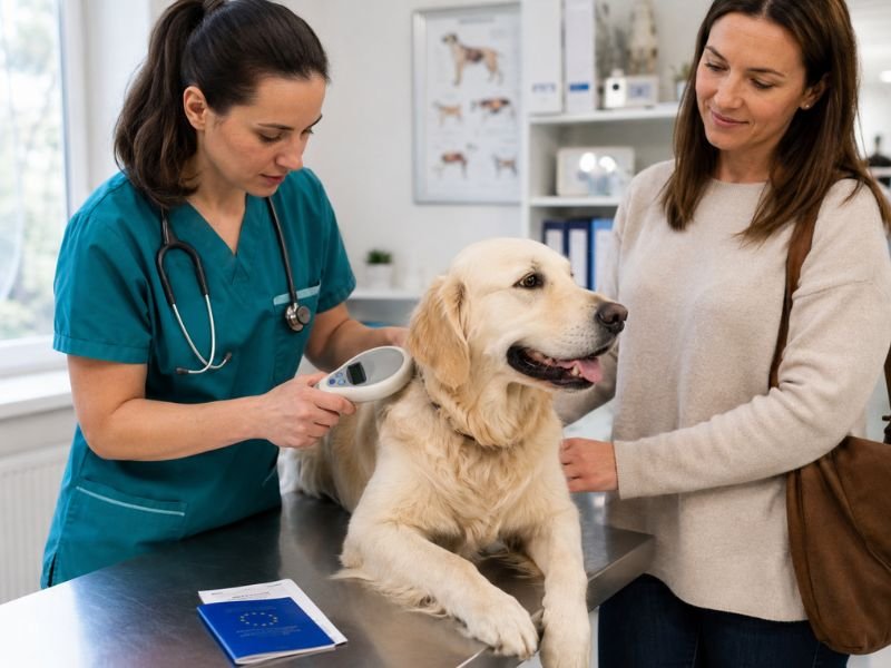 Normativa para viajar con perros en Europa.