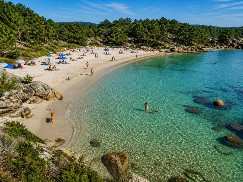 Playas para perros en Galicia. Playa O Espiño Galicia