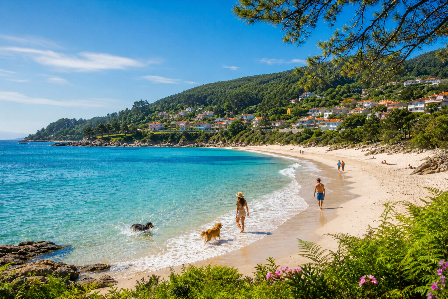 Playa para perros en Galicia