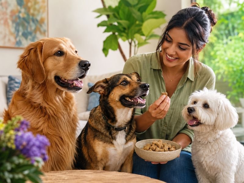 best dog treats for skin and coat support