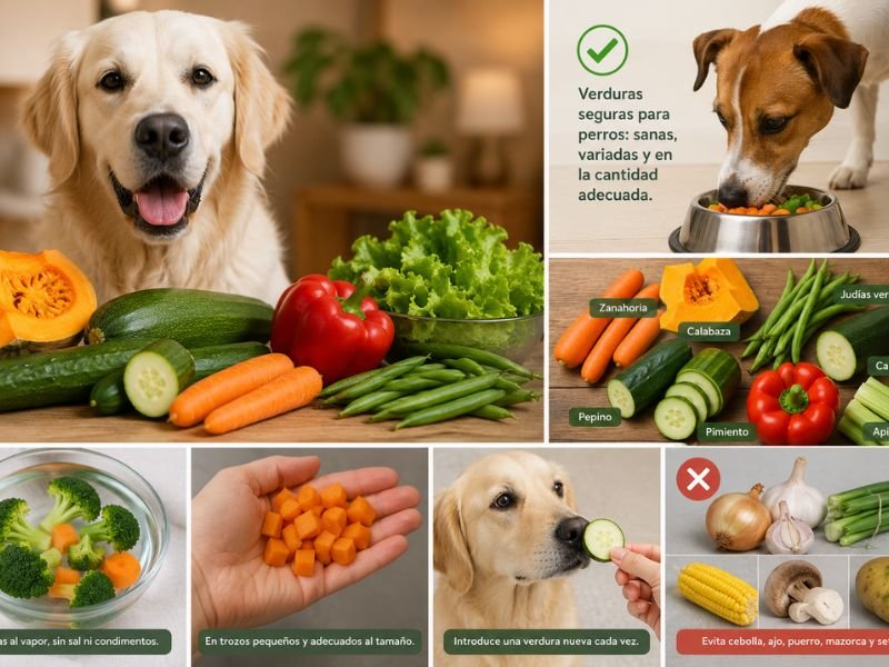 qué verduras pueden comer los perros