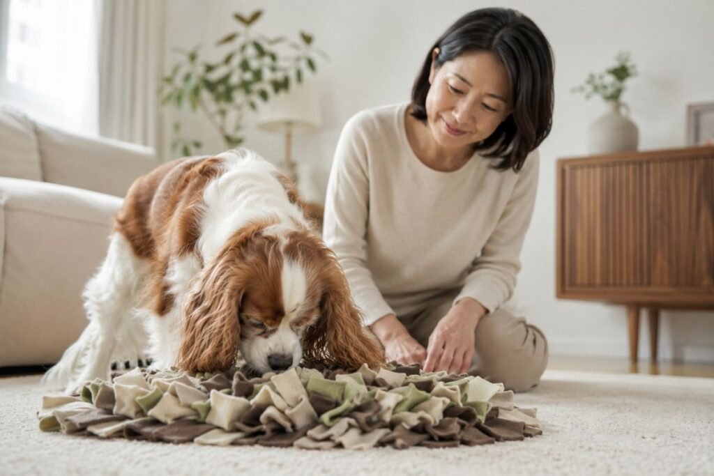Estimulación mental para perros senior