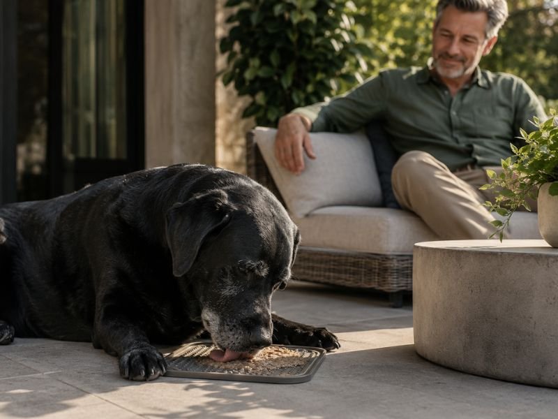 Estimulación mental para perros senior