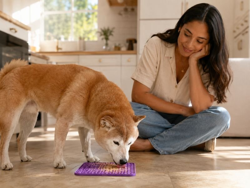Estimulación mental para perros senior